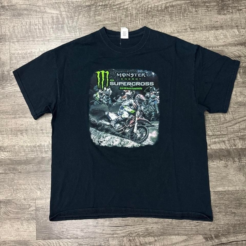 2018 Monster Energy AMA Supercross Championship Motocross T-Shirt XL